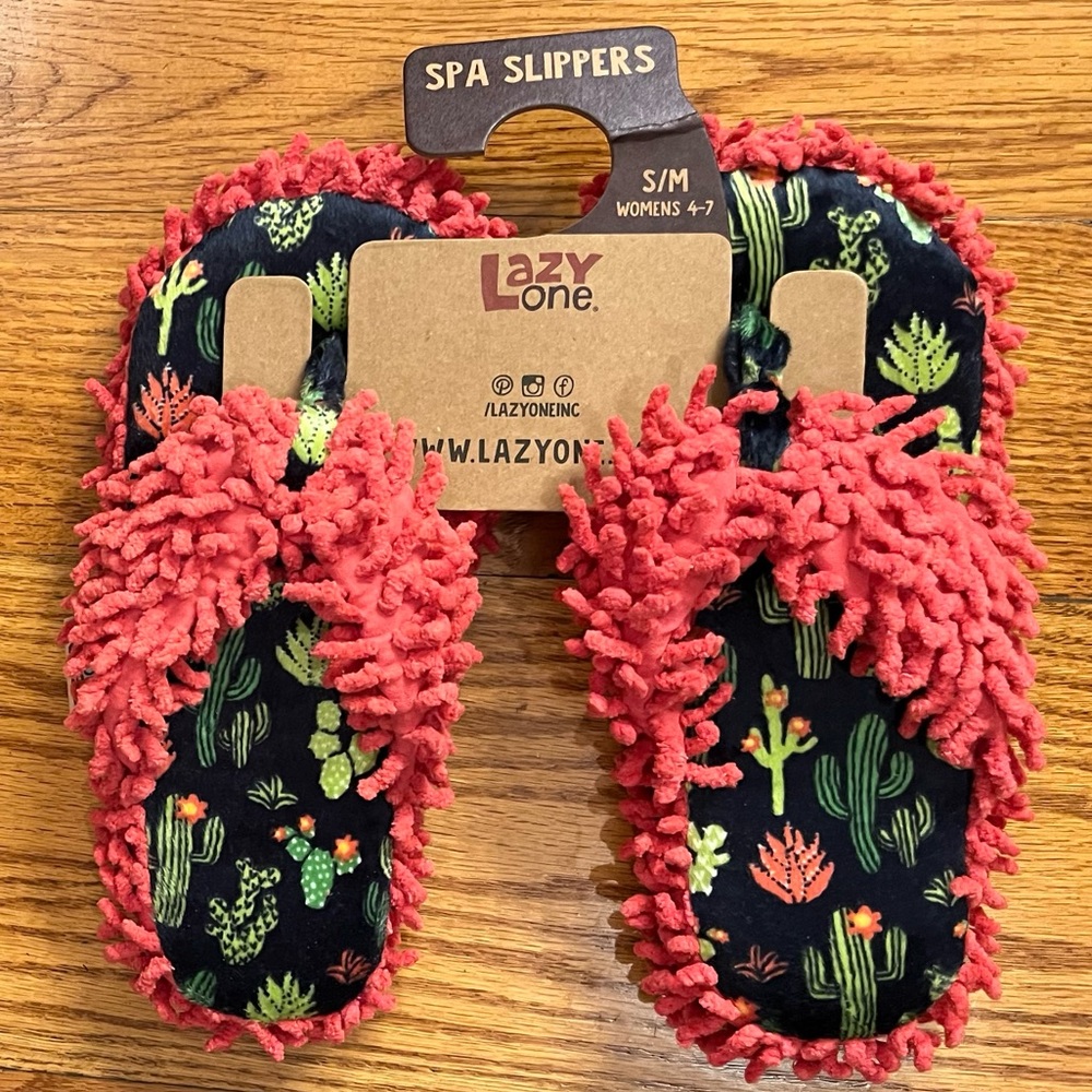 Lazy One Spa Slippers, Pink